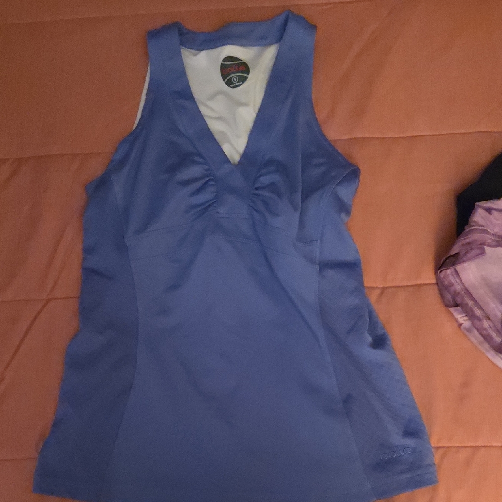 Blue Athletic Tank Top